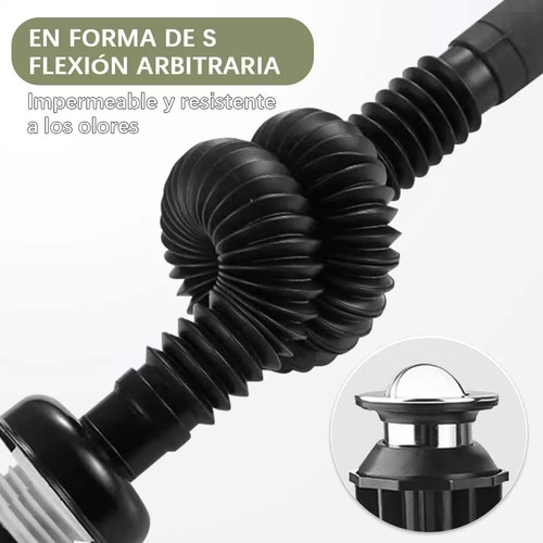 Cespol Con Sistema Anti Olores Y Botón Push Para Lavabo