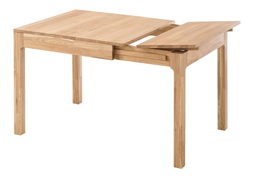 Imagen 6 de 10 de Mesa Extensible De Comedor 100% Madera Roble Ref: Maciza24