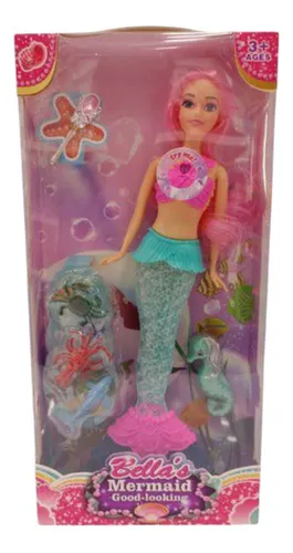 Muñeca De Sirena Para Niñas