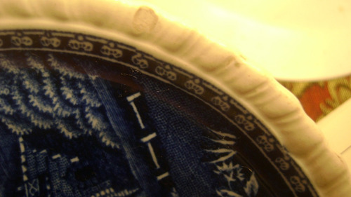 Muy Antiguo Platito Ingles Copeland Para Decoracion Xiv-143