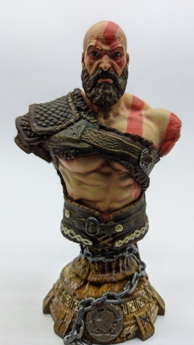 Busto Kratos God Of War Resina 3d 12 Cms