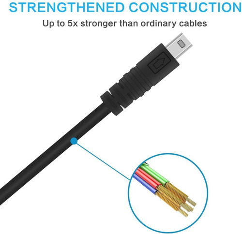 Imagen 3 de 5 de Cable Usb P/ Nikon A300 A100 A10 1s2 Aw110 Aw110s Aw100