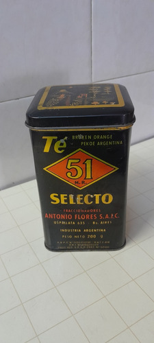 Antigua Lata De Te 51 Selecto