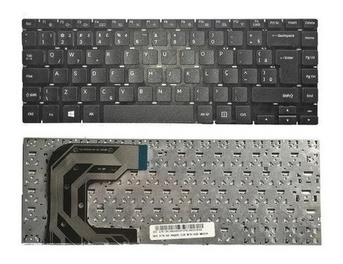 Teclado Samsung Np370 E4k Np370e4k-kd3br Np370e4k Kw3br Ç Br