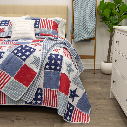 Set De Ropa De Cama Acolchado De Algodón Donna Sharp Stars