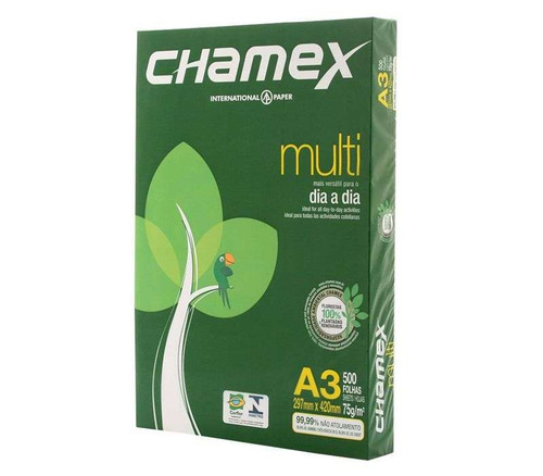Chamex A3 Multifunción - Blanco - 500 - 75 g - Unidad - 1