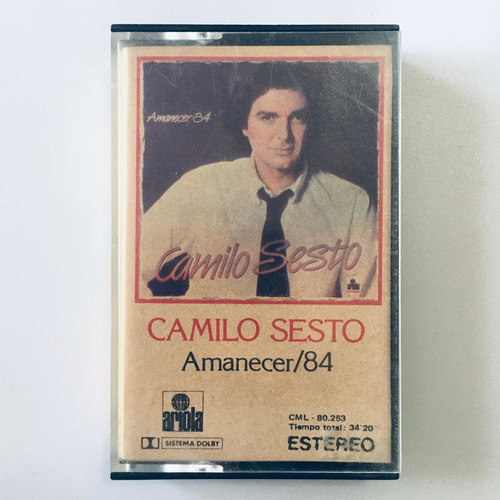 Camilo Sesto Amanecer 84 Cassette Nuevo