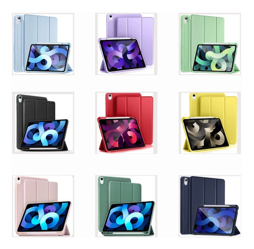 Funda Case Folio Protector @ iPad Air 4ta Gen 10.9 Colores