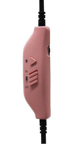 Imagen 6 de 8 de Audífono Gamer Njoytech Rosado Usb V7.1 Retroiluminado Rgb