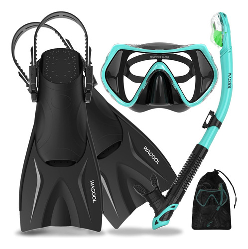 Snorkeling Snorkel Scuba Diving Package Set Gear With Adjust