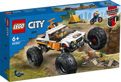 Lego® City - Todoterreno 4x4 Aventurero (60387) Cantidad de piezas 251