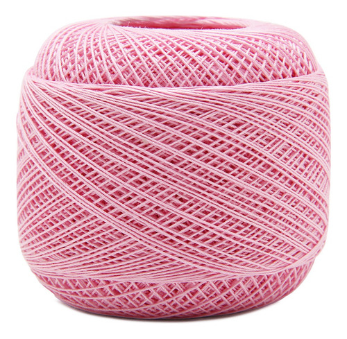 Linha Mercer Para Crochê Nº60 100% Algodão Egípcio 300mts Cor 4242- Rosa