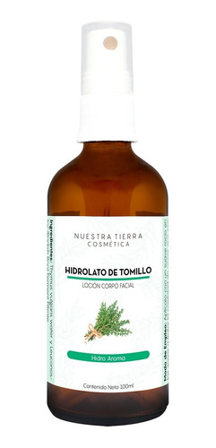 Hidrolato De Tomillo Orgánico- Astringente-120ml