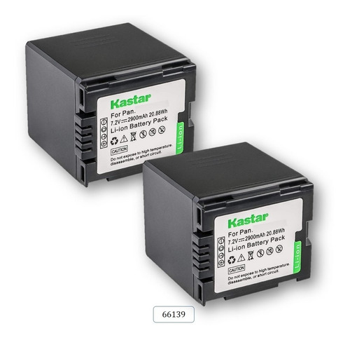 (2) Baterias Mod. 66139 Para Panas0nic Pv-gs400