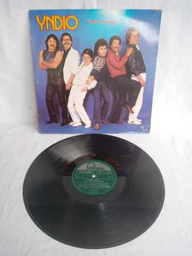 Lp Grupo Yndio Cada Vez Que Tu Te Vas Balada Covers 1986 (Usado)