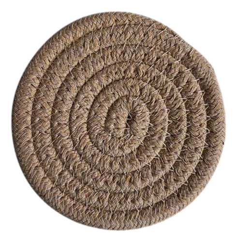 5 Mantel Individual De Cuerda De Algodón, Mantel 11cm
