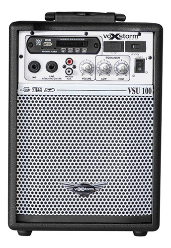 Caixa Multiuso Voxstorm Vsu 100 Usb - Cubo Vsu100 15w 6