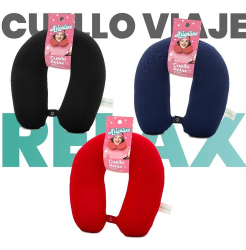 Imagen 3 de 10 de 6 Cuello Almohada Viaje Relax Microperlas Hombre Mujer Niño