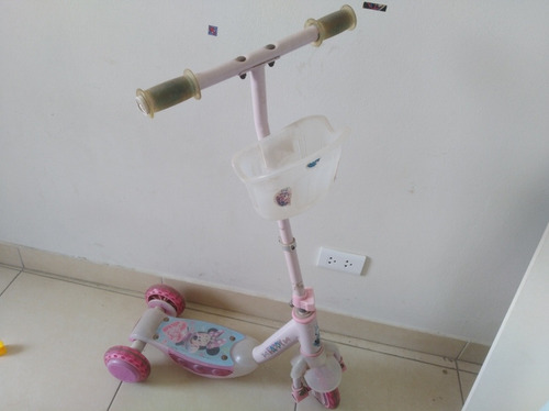 Scooter Para Niña Rosado Usado Remato 