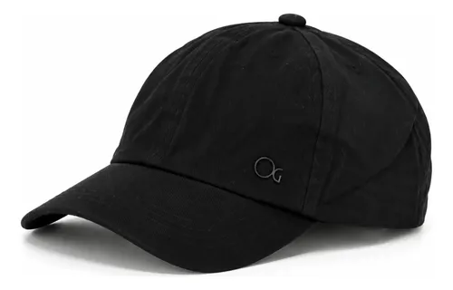 Boné Ogochi Básico Algodão Aba Curva Masculino Premium Preto Único Liso