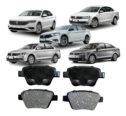Pastilha Freio Traseira Ceramica Vw Jetta Golf New Beetle A3