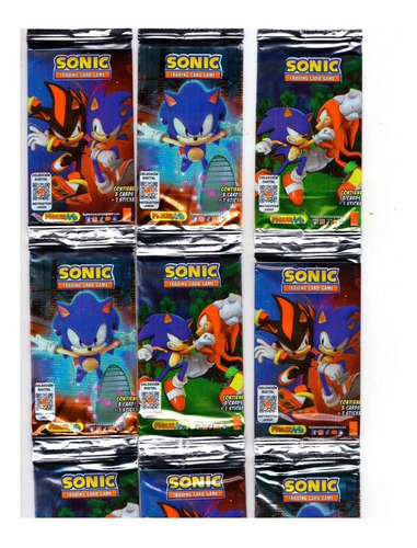 50 Sobres De Tarjetas Sonic + 2 Posters Regalo