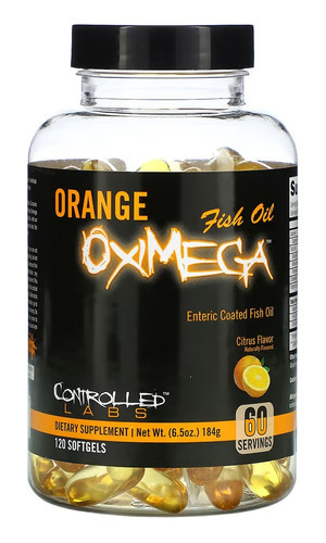 Controlled Labs Orange Oximega Aceite De Pescado 120caps Sabor Sabor Citrico