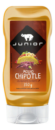 Molho Chipotle Junior Para Lanche Subway 350g - 2 Frascos