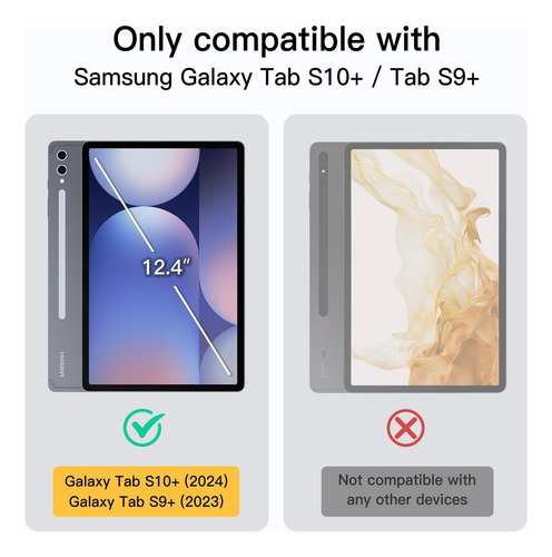 Case P/ Samsung Galaxy Tab S10 Plus/tab S9 Plus 12.4 Factura