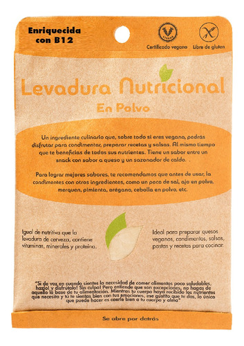 Pack De 2 Levadura Nutricional En Polvo 100g