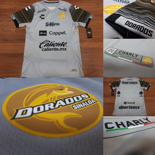 Imagen 2 de 8 de Jersey Dorados De Sinaloa Gris 2019 2020 Charly
