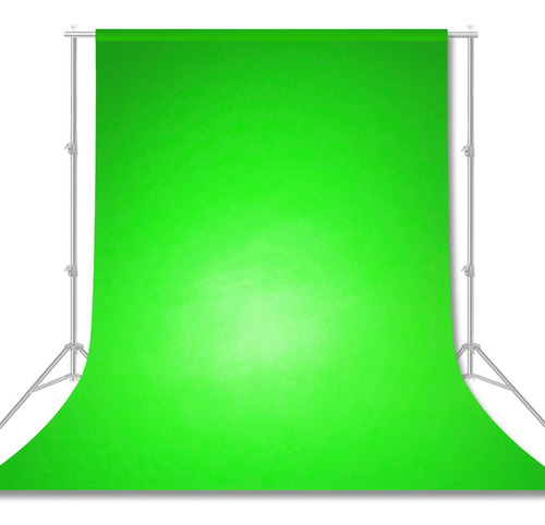 Tecido Fundo Infinito Chroma Key Algodão Verde 1.8x2.8m