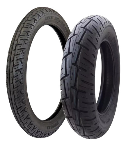 Par Pneu City Demon Pirelli 3.00-18 + 120/90-16 Moto