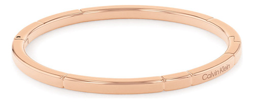 Pulsera Calvin Klein Soft Squares De Acero Rosé 35000456 Ss