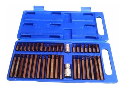 Set Kit Juego Puntas Corto Largo Torx Allen Imbus 40 Piezas