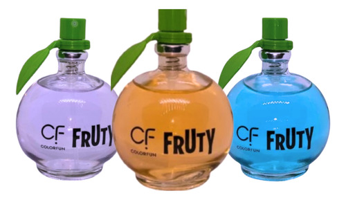 Trío Perfumes Cf Colorfun Fruty Fuller, Uva, Durazno, Moras
