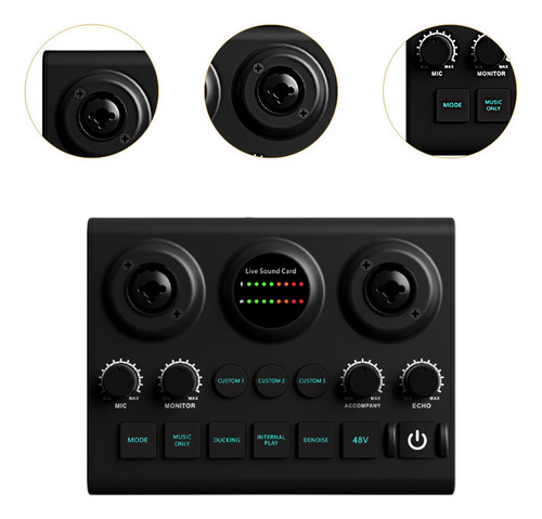 Tarjeta De Sonido Tarjeta De Sonido Compatible Equipo De