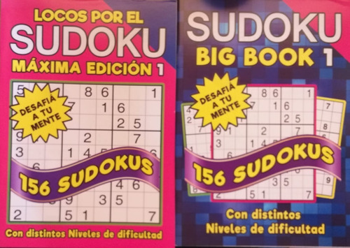 Nuevo Lote X2 - Revistas Sudoku - Locos Por El Sudoku