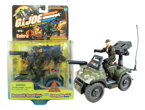 Gi Joe Gung-ho & Assaut Quad 2002 Meduzacomics Lacrado