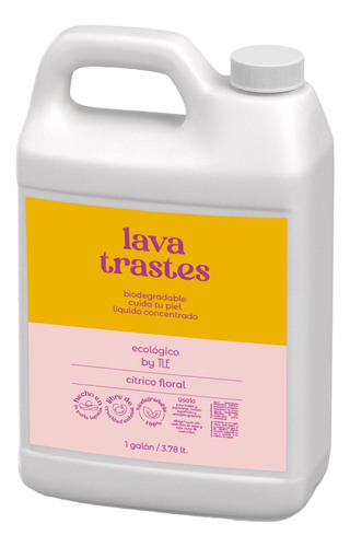 Jabón Lavatrastes Biodegradable Ecológico 1 Galón(3.785 Lts)