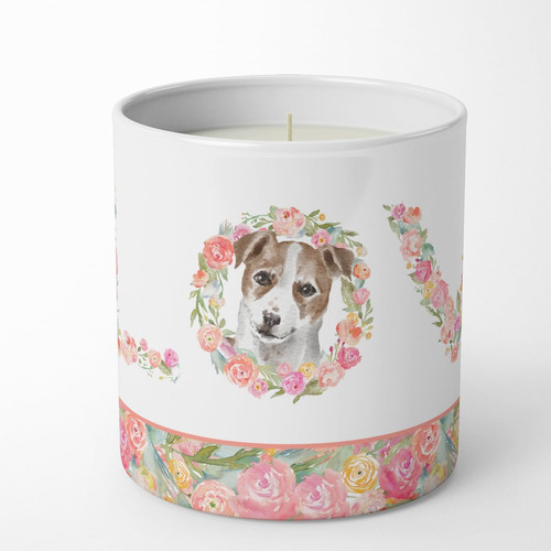 Wdk4448cdl Jack Russell Terrier #3 Love - Vela Decorativa De