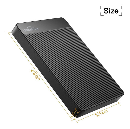 Disco Rígido Externo Unionsine Hd2510, 2 Tb, Usb 3.0