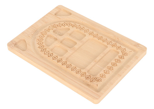Placa De Design De Miçangas Durável E Requintada Em Bambu Mu