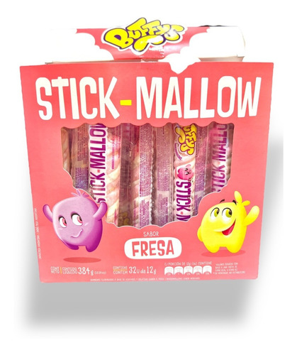 Malvaviscos Sitck Mallow (pack X32un) +barata La Golosineria