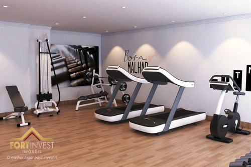 Imagem 11 de 25 de Apartamento Com 2 Dormitórios, Lazer Completo À Venda, 72 M² Por R$ 395.000 - Canto Do Forte - Praia Grande/sp - Ap4843
