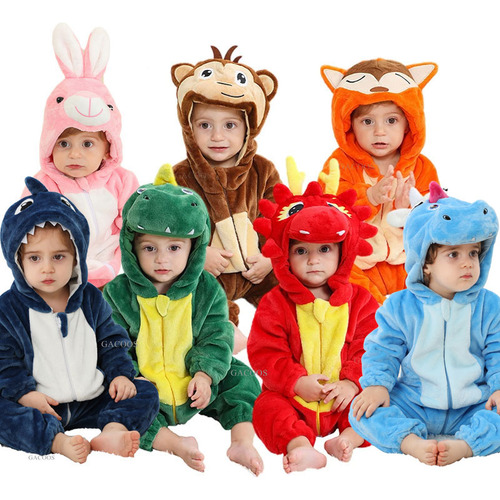 Pijama Para Bebés, Pijama De Una Pieza Con Capucha Para Bebé