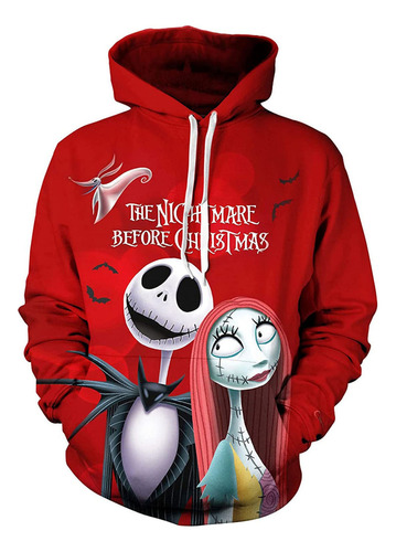 Pesadilla Antes De Navidad Sudadera Con Capucha Jack Y Sally