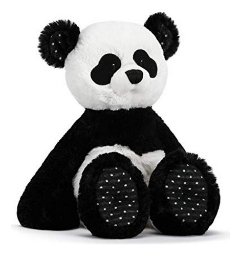 Demdaco Pita The Panda - Juguete De Peluche Para Niños En Bl