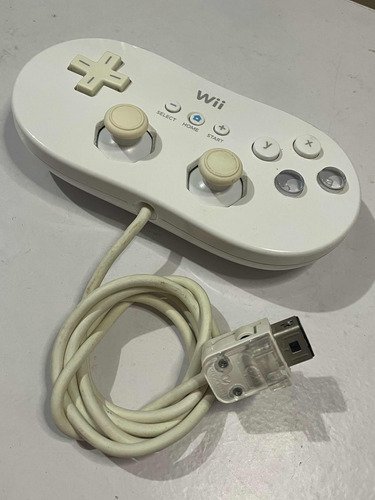 Controle Classic Nintendo Wii Branco Original