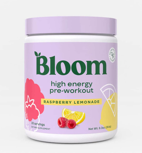 Bloom Nutrition Polvo De Alta Energa Para Preentrenamiento |